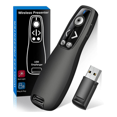 Presentation Clicker, Wireless Presenter Remote Clicker for Powerpoint