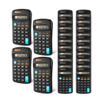 24 Pieces Basic Calculators for Students Small Calculators Pocket Size