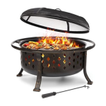 SINGLYFIRE 36 Inch Fire Pits for Outside Large Outdoor Wood Burning