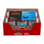 Scotch Heavy Duty Packaging Tape, 1.88" x 22.2 yd, Designed for Packing