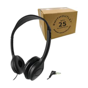 SmithOutlet 25 Pack Over The Head Low Cost Headphones